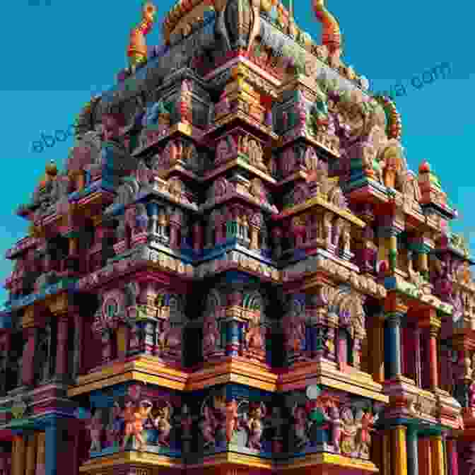 A Hindu Temple With Intricate Carvings And Vibrant Colors. Religions Of India: A Photographic Journey