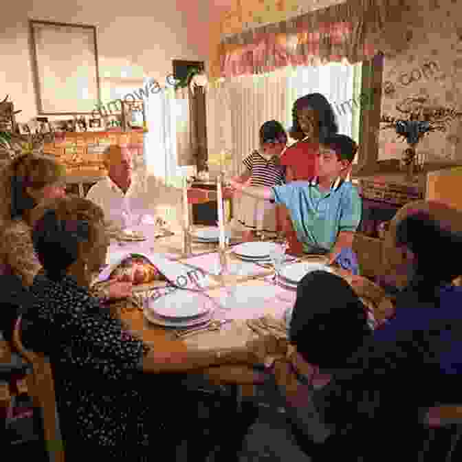 A Photograph Of A Family Gathered Around A Table, Sharing A Sabbath Meal The Sabbath: The Complete Of Lydia