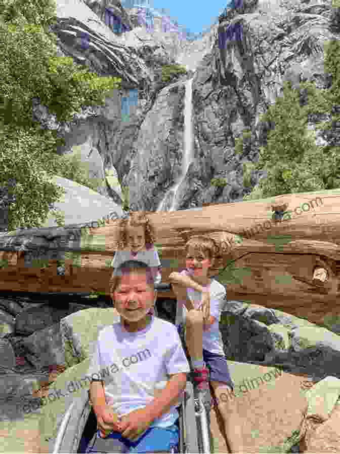 A Wheelchair User Enjoying The Accessible Trail To Yosemite Falls, Surrounded By Towering Granite Cliffs. Yosemite National Park For Non Hikers (Cleveland Travel Tour 1)