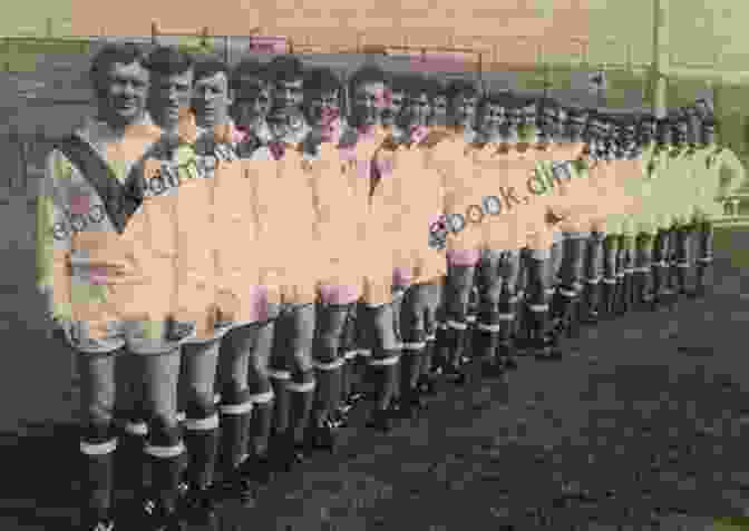 Black And White Photo Of The 1970 Great Britain National Rugby League Team, Wearing Red And White Jerseys, Posing With The Paul Barriere Trophy Their Finest Hour: A History Of The Rugby League World Cup In 10 Matches