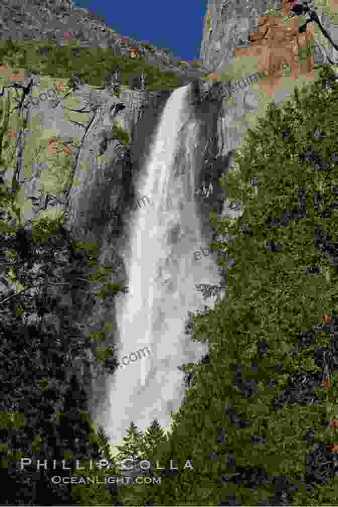 Bridalveil Falls Cascading Down Sheer Granite Cliffs In Yosemite Valley. Yosemite Epics: Tales Of Adventure From America S Greatest Playground