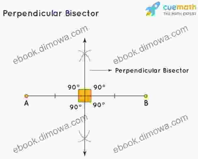 Diagram Demonstrating The Construction Of A Perpendicular Bisector High (Secondary) School Grade 9 10 Math Loci And Construction Ages 14 16 EBook