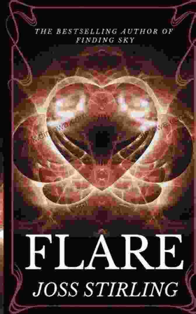 Flare Peril Book Cover Featuring A Shadowy Figure Holding A Flare Against A Fiery Backdrop Flare (Peril 3) Joss Stirling