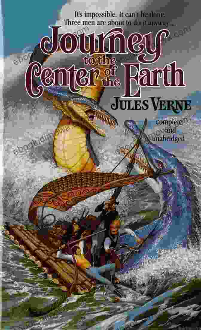 Journey To The Center Of The Earth Book Cover A Journey To The Centre Of The Earth : With Illustrated