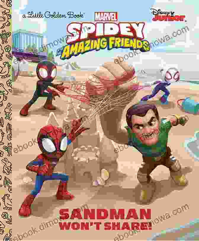 Marvel Spidey And His Amazing Friends Little Golden Book Cover The Power Of Three (Marvel Spidey And His Amazing Friends) (Little Golden Book)