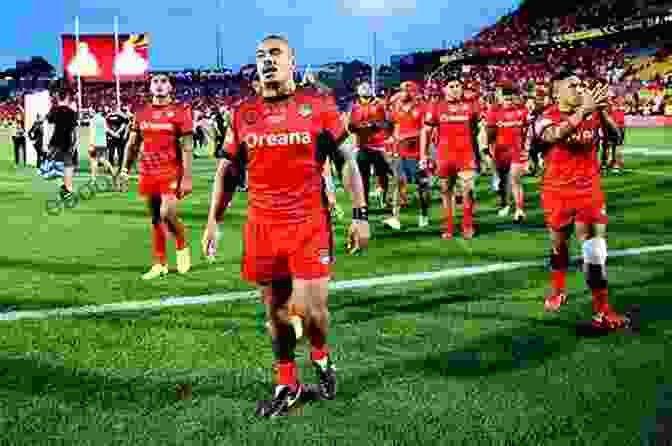 Photo Of The 2017 Tonga National Rugby League Team, Wearing Red And White Jerseys, Posing For A Team Photo Their Finest Hour: A History Of The Rugby League World Cup In 10 Matches