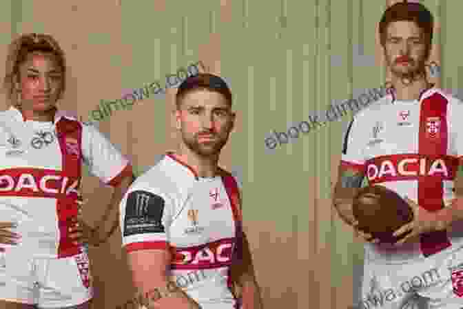 Photo Of The 2021 England National Rugby League Team, Wearing White Jerseys With Red Accents, Posing For A Team Photo Their Finest Hour: A History Of The Rugby League World Cup In 10 Matches