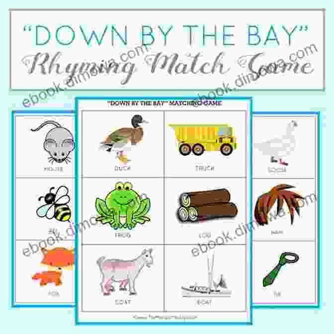 Picture Rhyme Match Game Find The Rhymes: Picture Rhyme Match Game Preschool Kindergarten And Up