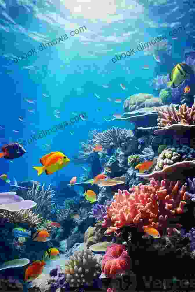 Vibrant Coral Reef Teeming With Colorful Fish Marine Life : A Collection Of Underwater Pictures